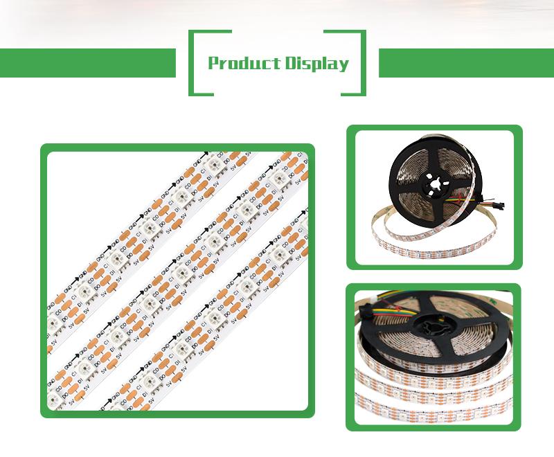 Each LED Program Controllable SK9822 Full Color LED Strip 4