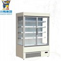 E8 New York supermarket showcase refrigerator upright beverage display freezer 1