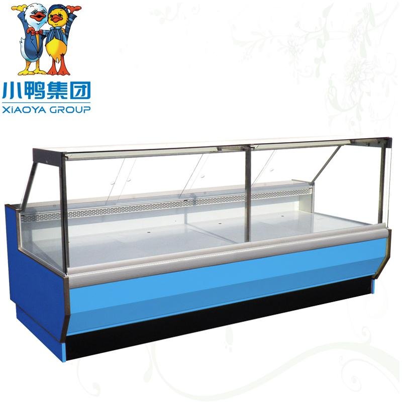 Supermarket Showcase Refrigerator Cake Glass Freezer Display Cabinet 2