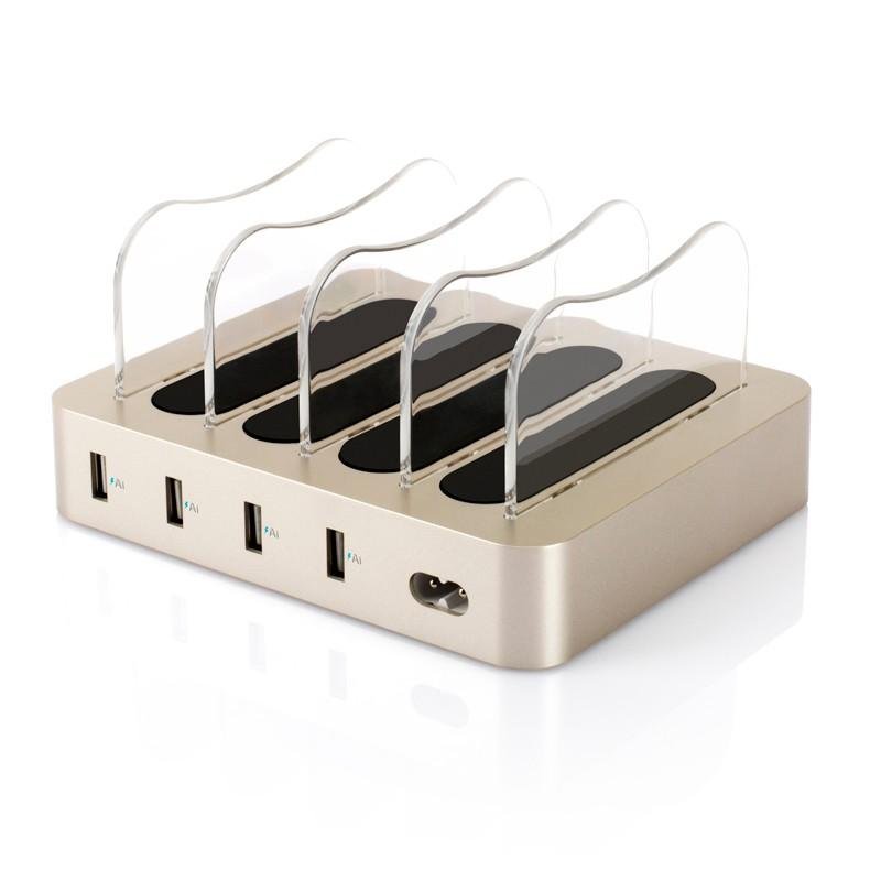 High Quality USB Charger 4-port USB Charging Station for Mobile products 2