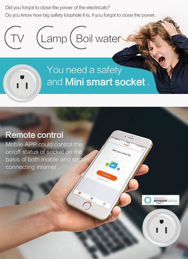 wireless EU/ US smart wifi plug mini socket intelligent socket for iphone ipad 3