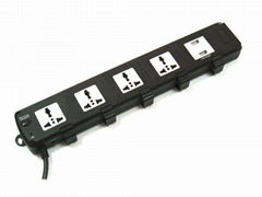 Universal sockets power strips