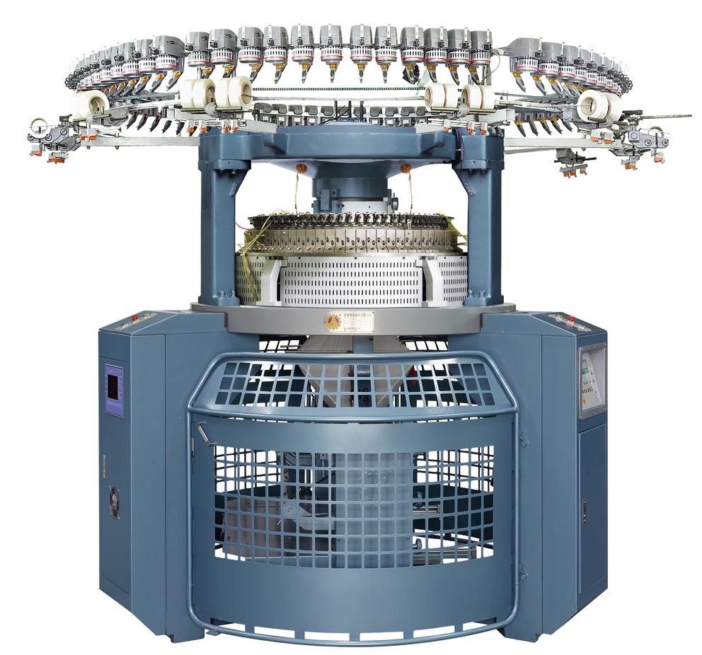 Full Electronic Double Jersey Jacquard Circular Knitting Machine 