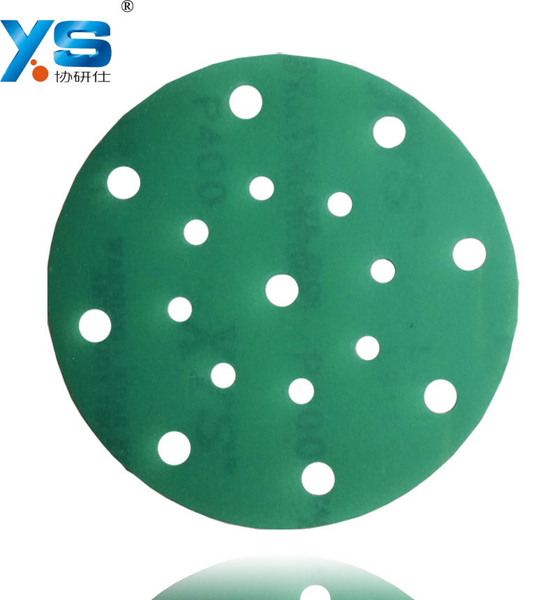 green sanding disc