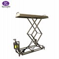 Mortuary corpse transfer trolley cart