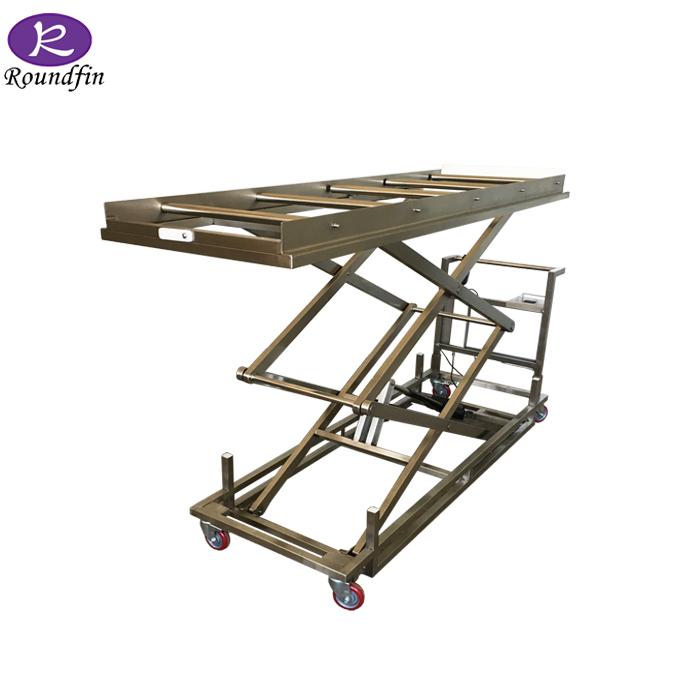 Mortuary corpse transfer trolley cart sale 2