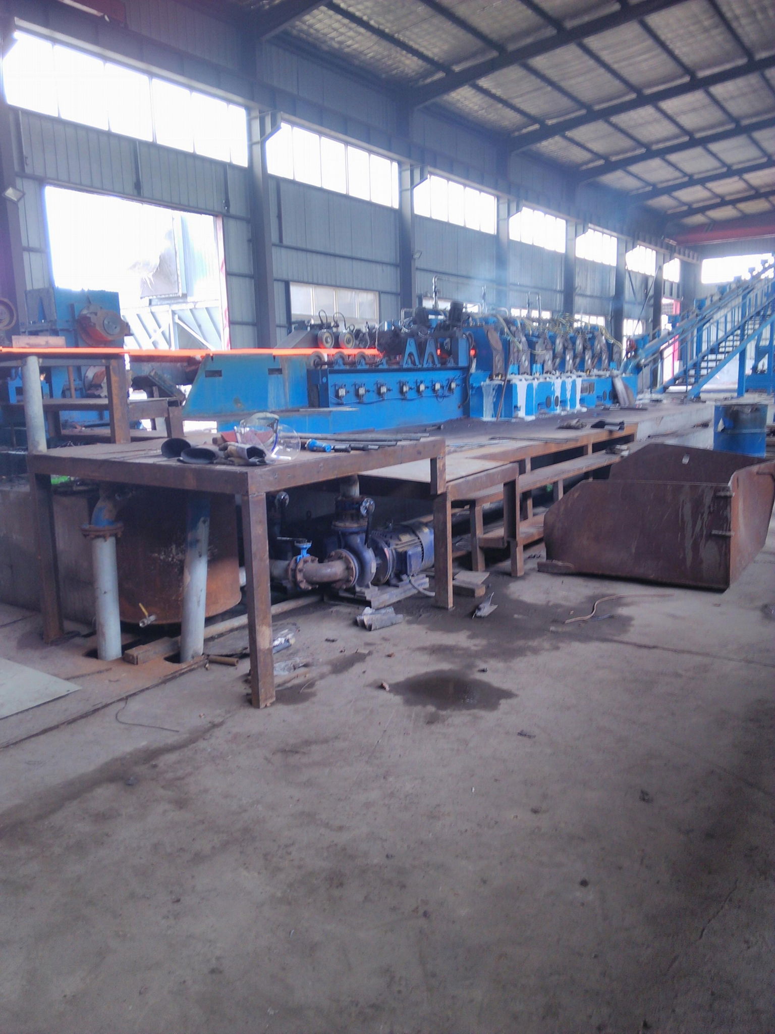 low-oxygen copper rod continuous casting and rolling line 3