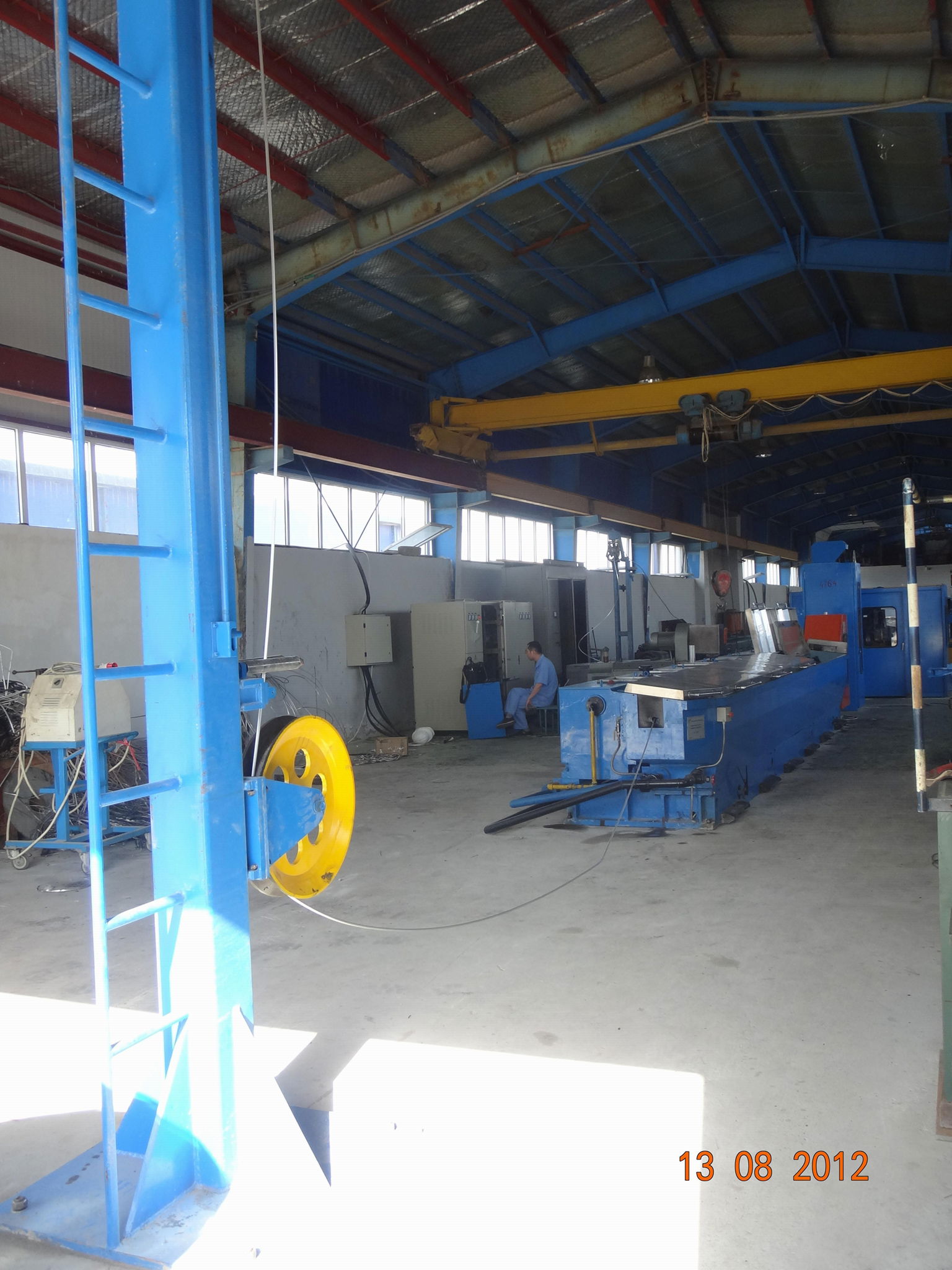 copper rod breakdown machine with continuous annealer LHD450/13