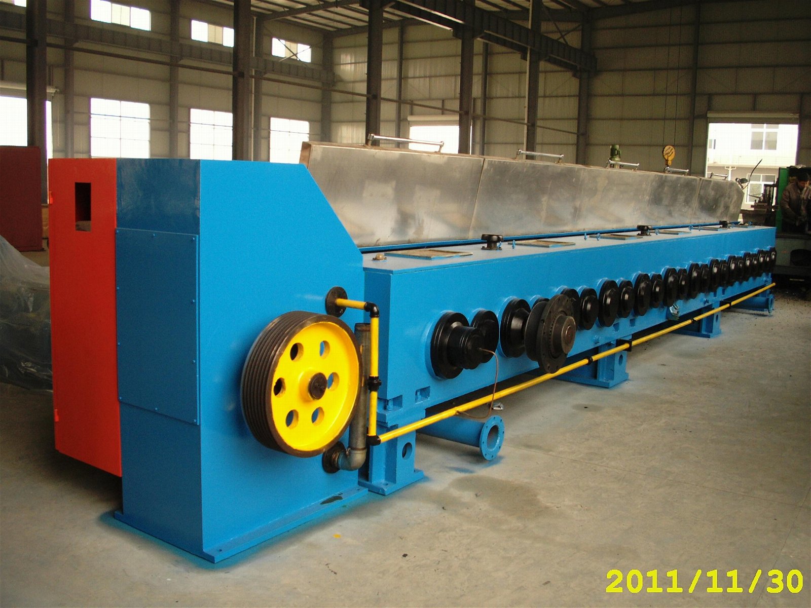 copper rod breakdown machine with continuous annealer 2