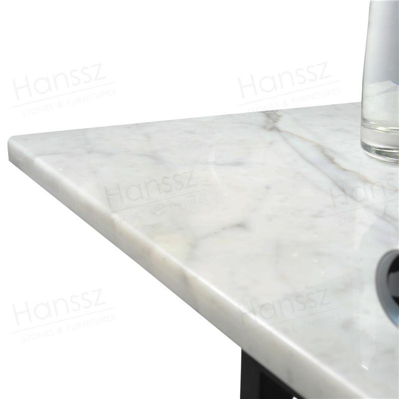 Bracket white marble shelve table top funiture 5