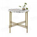 Stone table top white marble coffee