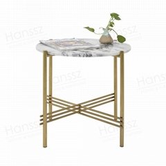 Stone table top white marble coffee table