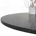 Dining table black grey quartz table top 3