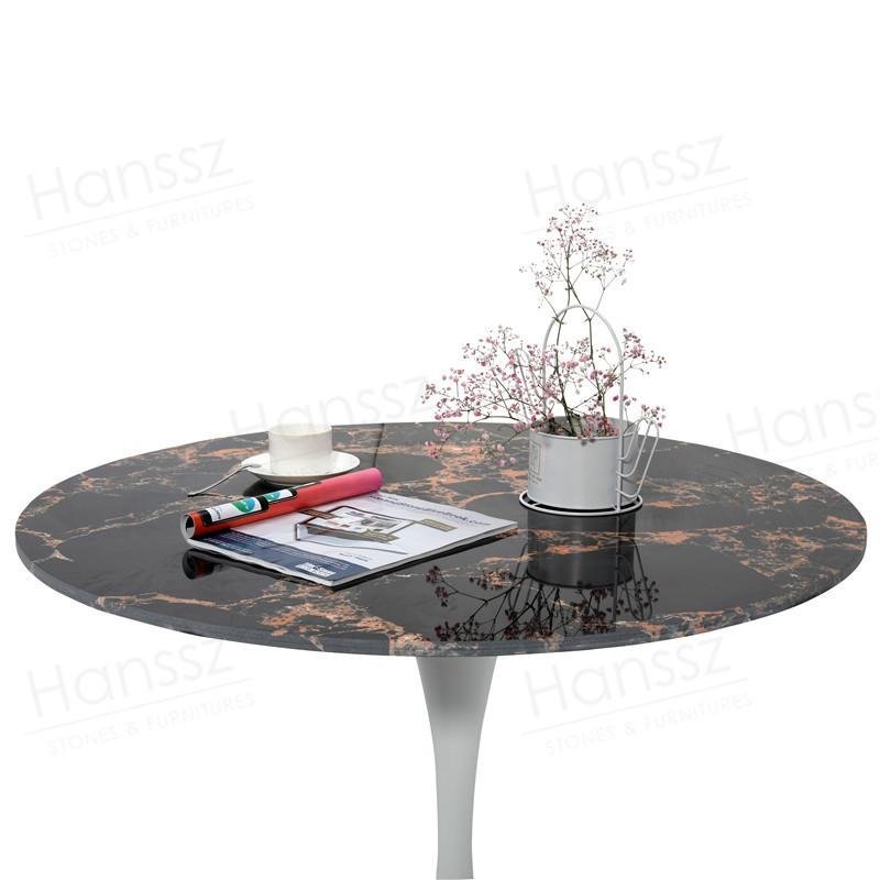 Dining table engineered Stone artificial marble table top 2