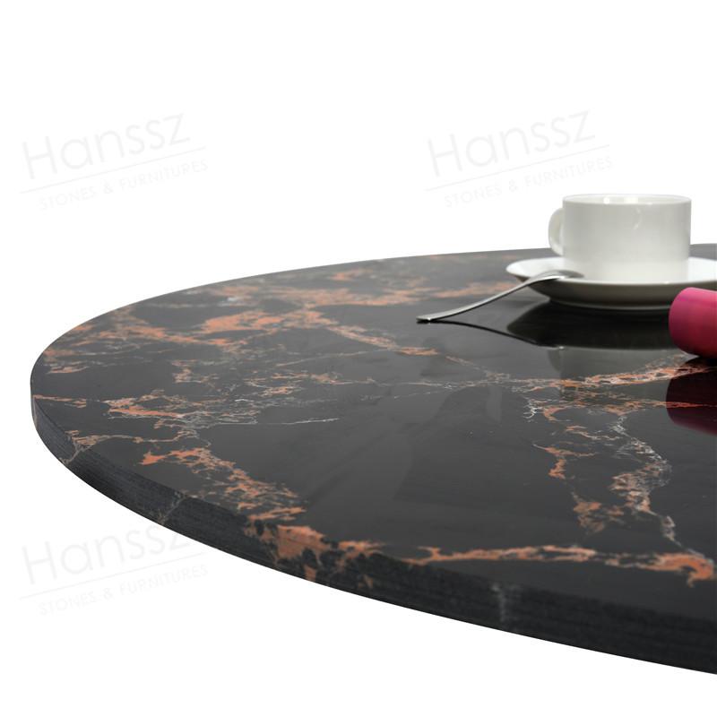 Dining table engineered Stone artificial marble table top DT028E