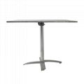 Silver Grey Marble Square Table top Dining table 2