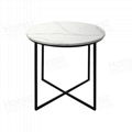 Side Table Calacatta White Quartz Table Top 1