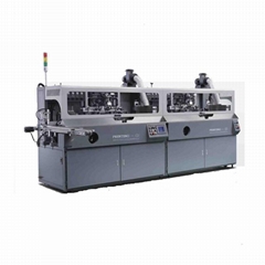 Fully automatic 3 color bottle silk screen printing machine