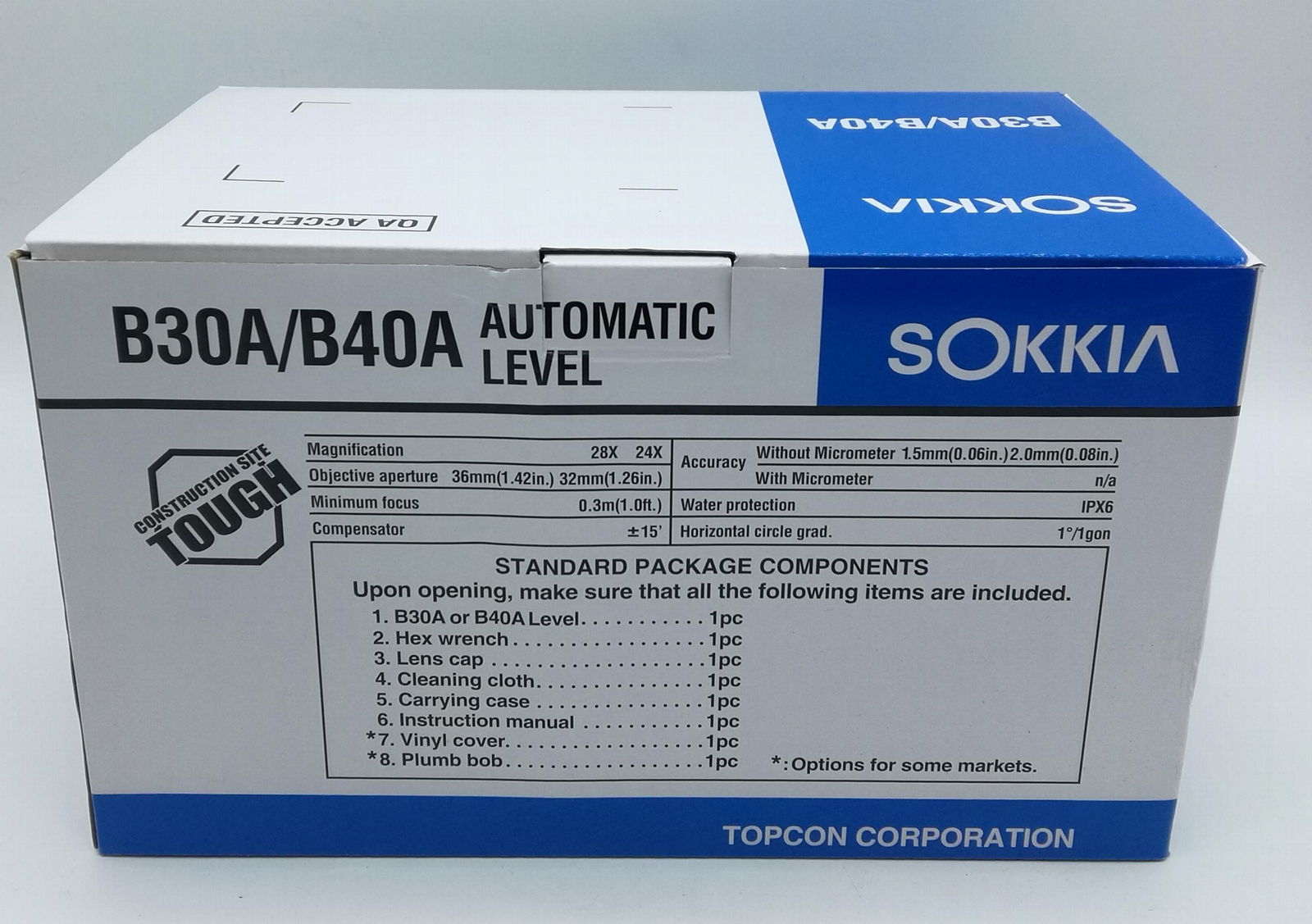 New Brand Sokkia Auto Level B30A original Sokkia Auto Level 2