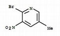 Pyridine,2-bromo-5-methyl-3-nitro- 1