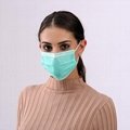 Earloop Disposable Green Dust face Mask 4