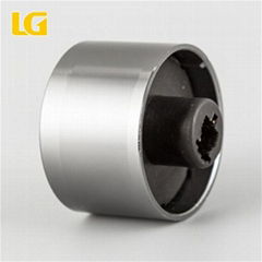 High quality single iron gray metal knobs used for gas cooker