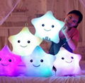 Led lamp luminous pillow colorful