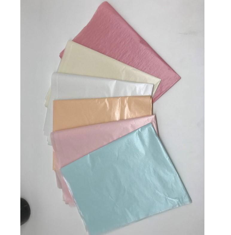 17-22克棉紙滿版印刷珠光粉 節日禮品鮮花包裝盒產品包裝紙tissue paper 2