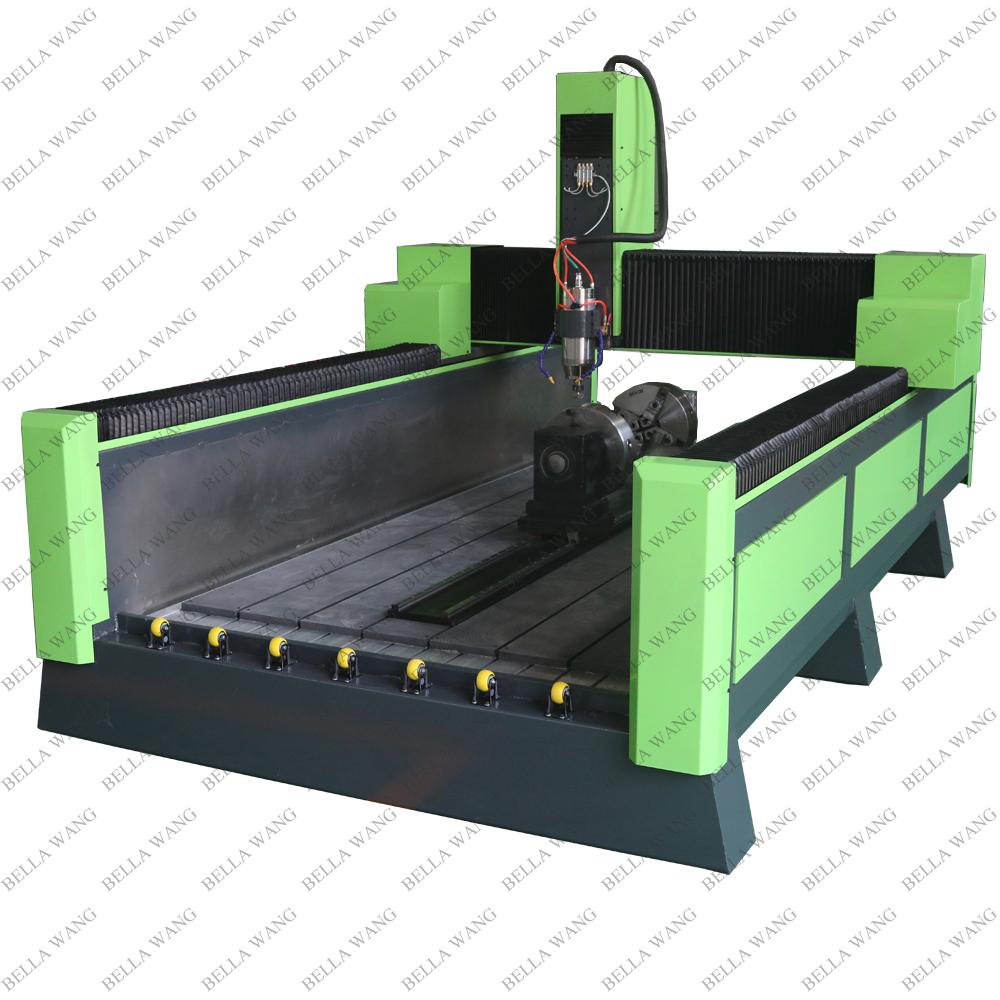 Heavy Duty China 3D Stone CNC Router Stone Carving Machine 4*8Ft  3