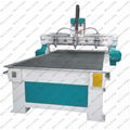 3 spindle multi head cnc router