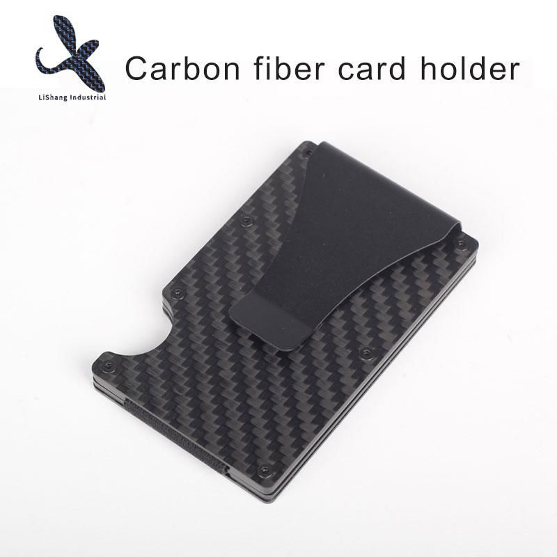 High End 100% Pure Carbon Fiber Business Card Cases Card Holders 3