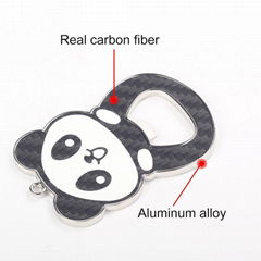 3k Carbon Fiber Panda Bottle Opener