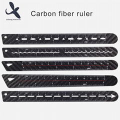 100% Real 3k twill weave Carbon Fiber Scale Ruler