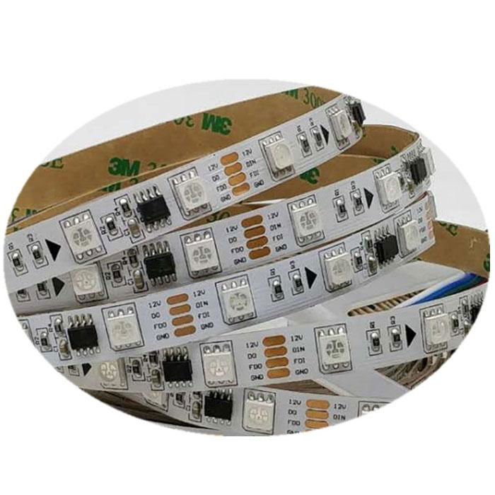 IP20 Digital 5V WS2813 60leds strip light 2