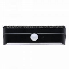 Outdoor Waterproof Ip65 Motion Sensor Garden Pathway Using Solar LED Wall Light 