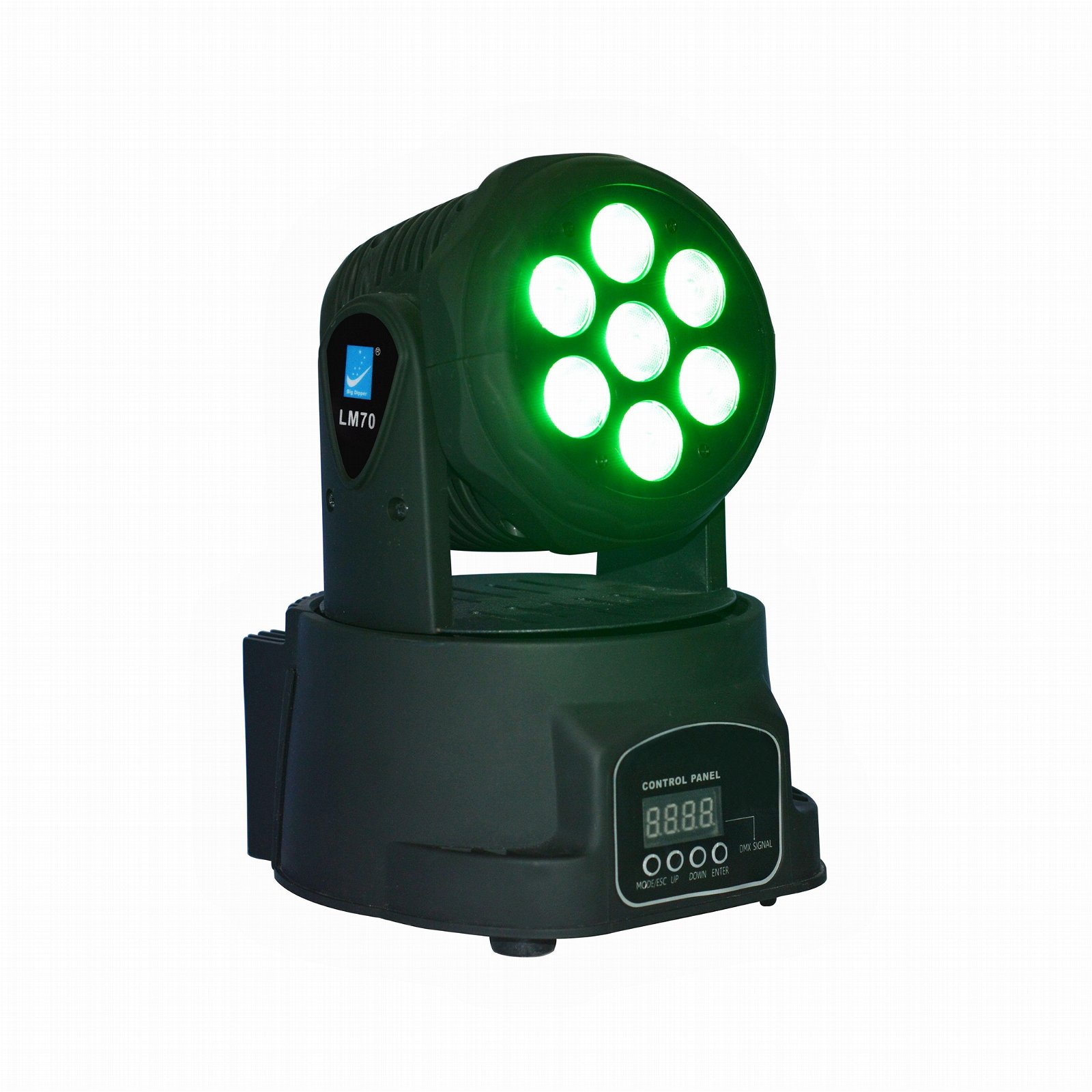 shenzhen factory led moving head 7x8w RGBW 4in1 LED mini moving head wash light  3