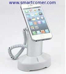 COMER security mobile phone locking holder with alarm sensor cable and charging