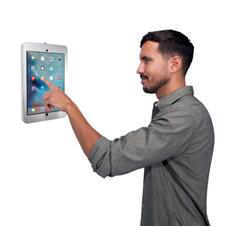 Anti-theft bracket for tablet counter-top display