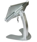 Anti-theft bracket for tablet counter-top display