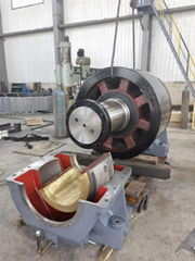 Rotary kiln supporting roller