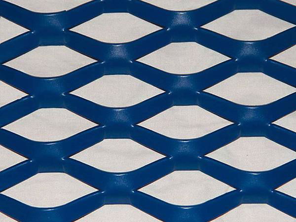 Aluminum Expanded Metal Facade Mesh with Various Colors and Hole Shapes 2