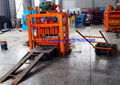 QTJ4-40 germany techology vibrator concrete hollow block making machine 3