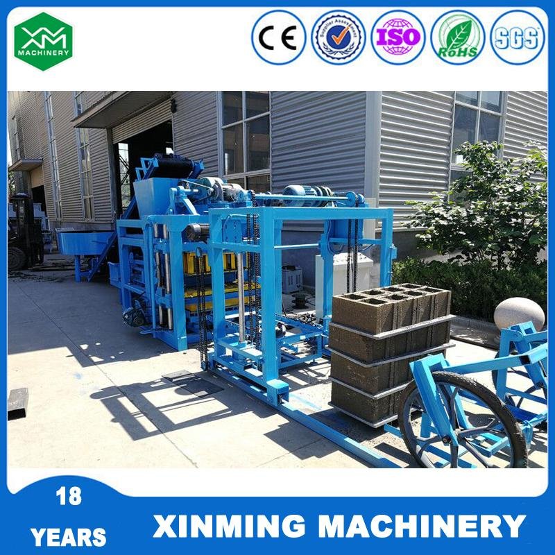 Xinming QT4-25 Brick Machine Block Making Machine For Brick Factory