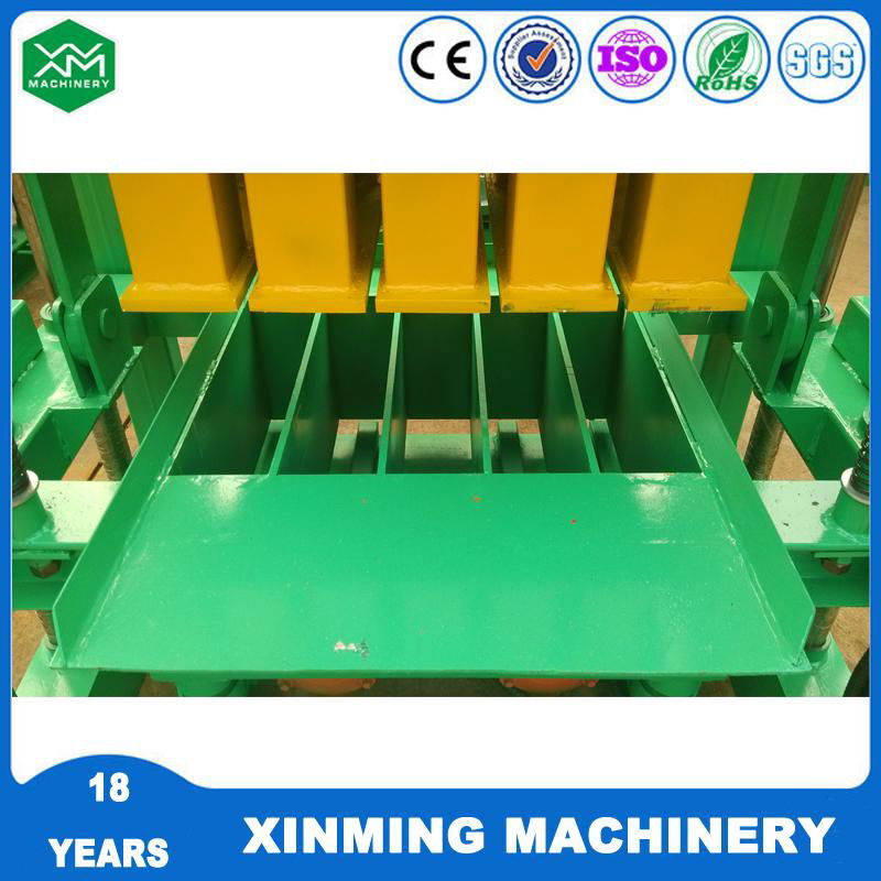 Xinming QTJ4-40 hollow block making machine hourdis block machine 5