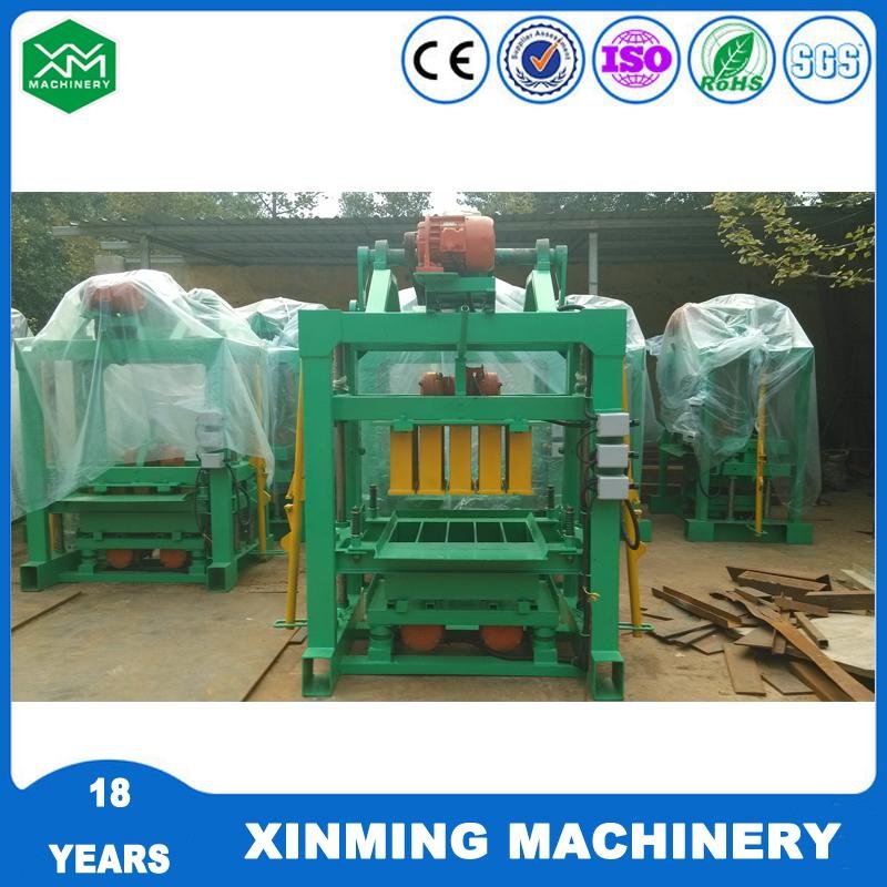 Xinming QTJ4-40 block brick making machine cement brick molding machine 3
