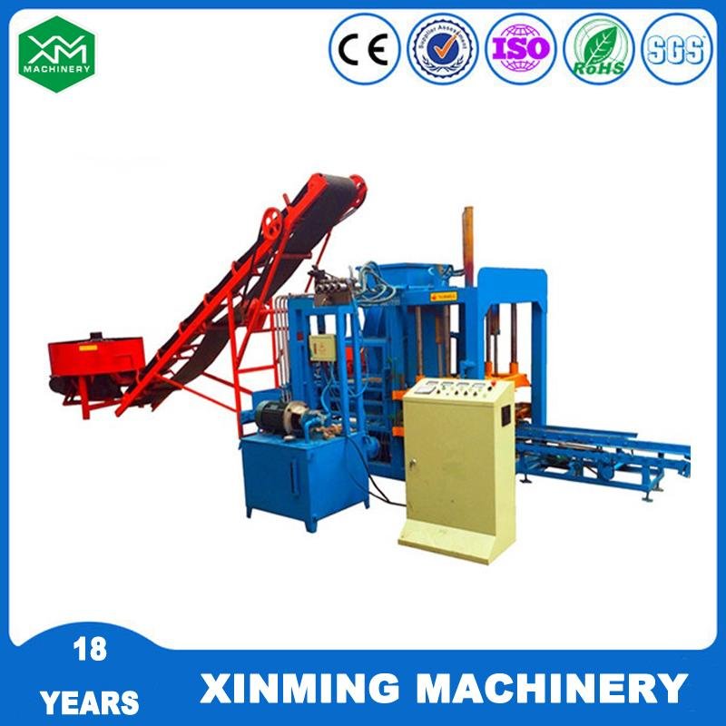 XInming QT4-18 Hydraulic Brick Machine Paving block machine