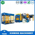 Qt10-15 Concrete block making machine brick machine with cement silo