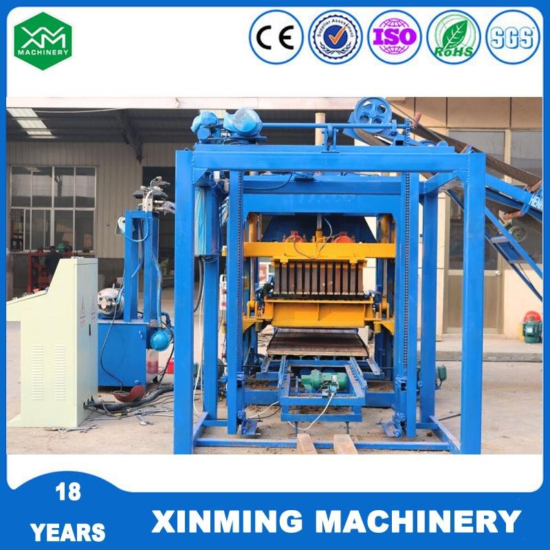 Xinming QT4-18 concrete block making machine for production line 2