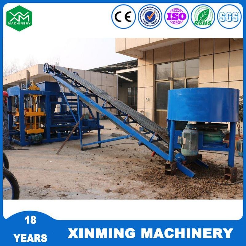 Xinming QT4-18 concrete block making machine for production line 3