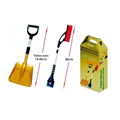 Lightweight retractable aluminum alloy shovel